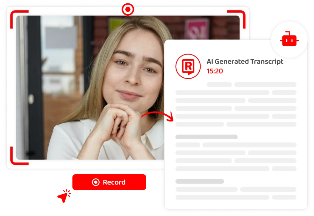 Online rozhranie na nahrávanie a úpravu videa pomocou kamery.